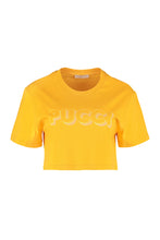 Load image into Gallery viewer, Logo detail cropped t-shirt
