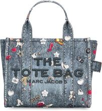 Load image into Gallery viewer, The canvas bag trompe l'oeil with trinket
