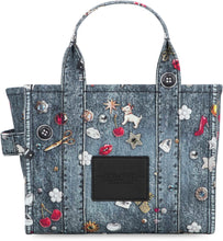 Load image into Gallery viewer, The canvas bag trompe l'oeil with trinket
