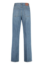 Load image into Gallery viewer, 5-pocket straight-leg jeans
