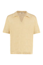 Load image into Gallery viewer, Ribbed knit polo shirt
