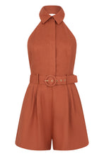 Load image into Gallery viewer, Short linen jumpsuit
