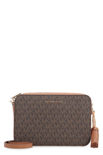 Load image into Gallery viewer, Jet Set media Coated fabric shoulder bag
