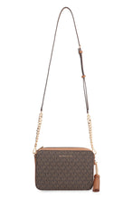 Load image into Gallery viewer, Jet Set media Coated fabric shoulder bag

