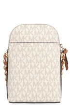 Load image into Gallery viewer, Jet Set Charm Coated canvas phone holder bag
