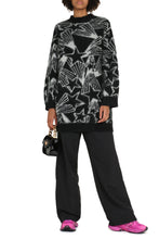Load image into Gallery viewer, Shooting Stars intarsia sweater-dress
