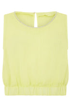 Load image into Gallery viewer, Linen blouse with rhinestones
