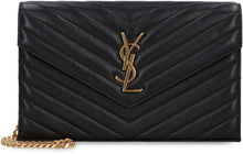 Load image into Gallery viewer, Cassandra leather wallet on chain
