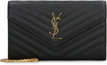Load image into Gallery viewer, Cassandra Leather wallet on chain
