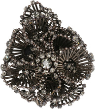 Load image into Gallery viewer, Floral metal brooch
