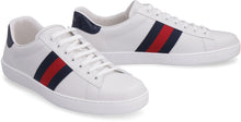 Load image into Gallery viewer, Ace lather low-top sneakers
