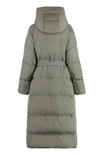 Load image into Gallery viewer, Marlow long hooded down jacket
