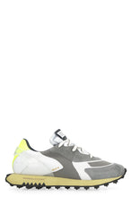 Load image into Gallery viewer, Olaf leather and fabric low-top sneakers
