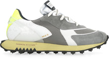 Load image into Gallery viewer, Olaf leather and fabric low-top sneakers
