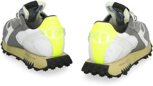 Load image into Gallery viewer, Olaf leather and fabric low-top sneakers
