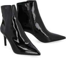 Load image into Gallery viewer, Alina patent pointy toe ankle boots
