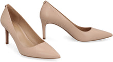 Load image into Gallery viewer, Alina leather pointy-toe pumps
