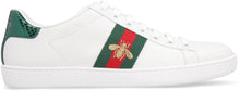 Load image into Gallery viewer, Web and embroidered bee leather sneakers
