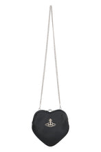Load image into Gallery viewer, Belle Heart Frame pebbled leather clutch
