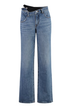 Load image into Gallery viewer, 5-pocket straight-leg jeans
