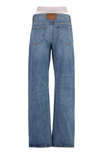 Load image into Gallery viewer, 5-pocket straight-leg jeans

