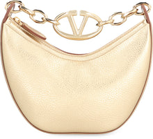 Load image into Gallery viewer, Valentino Garavani - VLogo Moon mini leather hobo bag
