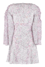 Load image into Gallery viewer, Printed silk mini dress
