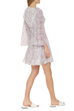 Load image into Gallery viewer, Printed silk mini dress
