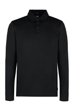 Load image into Gallery viewer, Long sleeve cotton polo shirt
