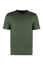 Load image into Gallery viewer, Linen crew-neck T-shirt
