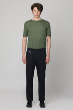 Load image into Gallery viewer, Linen crew-neck T-shirt
