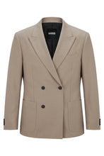 Load image into Gallery viewer, Double-breasted blazer in virgin wool

