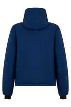 Load image into Gallery viewer, Dark blue jacket with hood and pocket
