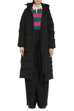 Load image into Gallery viewer, Alliston long hooded down jacket

