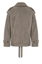 Load image into Gallery viewer, Double-breasted jacket with belt
