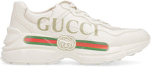 Load image into Gallery viewer, Rhyton leather sneakers with logo print
