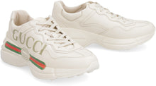 Load image into Gallery viewer, Rhyton leather sneakers with logo print

