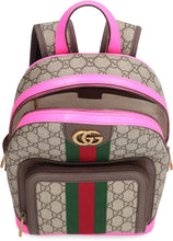 Load image into Gallery viewer, Ophidia GG supreme fabric backpack
