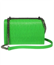Load image into Gallery viewer, Jewelled Satchel embossed leather bag
