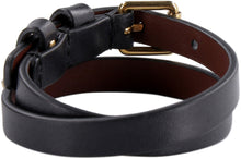 Load image into Gallery viewer, Leather double-wrap bracelet with Skull charm
