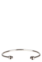 Load image into Gallery viewer, Twin skull brass bracelet
