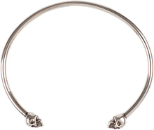 Load image into Gallery viewer, Twin skull brass bracelet
