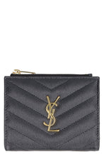 Load image into Gallery viewer, Cassandre small leather flap-over wallet
