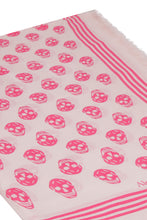 Load image into Gallery viewer, Biker Skull print scarf
