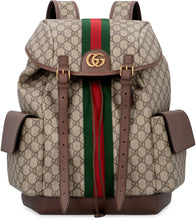 Load image into Gallery viewer, Ophidia GG supreme fabric backpack
