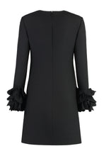 Load image into Gallery viewer, Valentino Le Noir - Ruffled crepe mini dress
