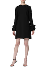 Load image into Gallery viewer, Valentino Le Noir - Ruffled crepe mini dress
