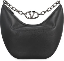 Load image into Gallery viewer, VLogo Moon leather hobo-bag
