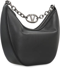 Load image into Gallery viewer, VLogo Moon leather hobo-bag
