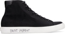 Load image into Gallery viewer, Malibu canvas and leather sneakers
